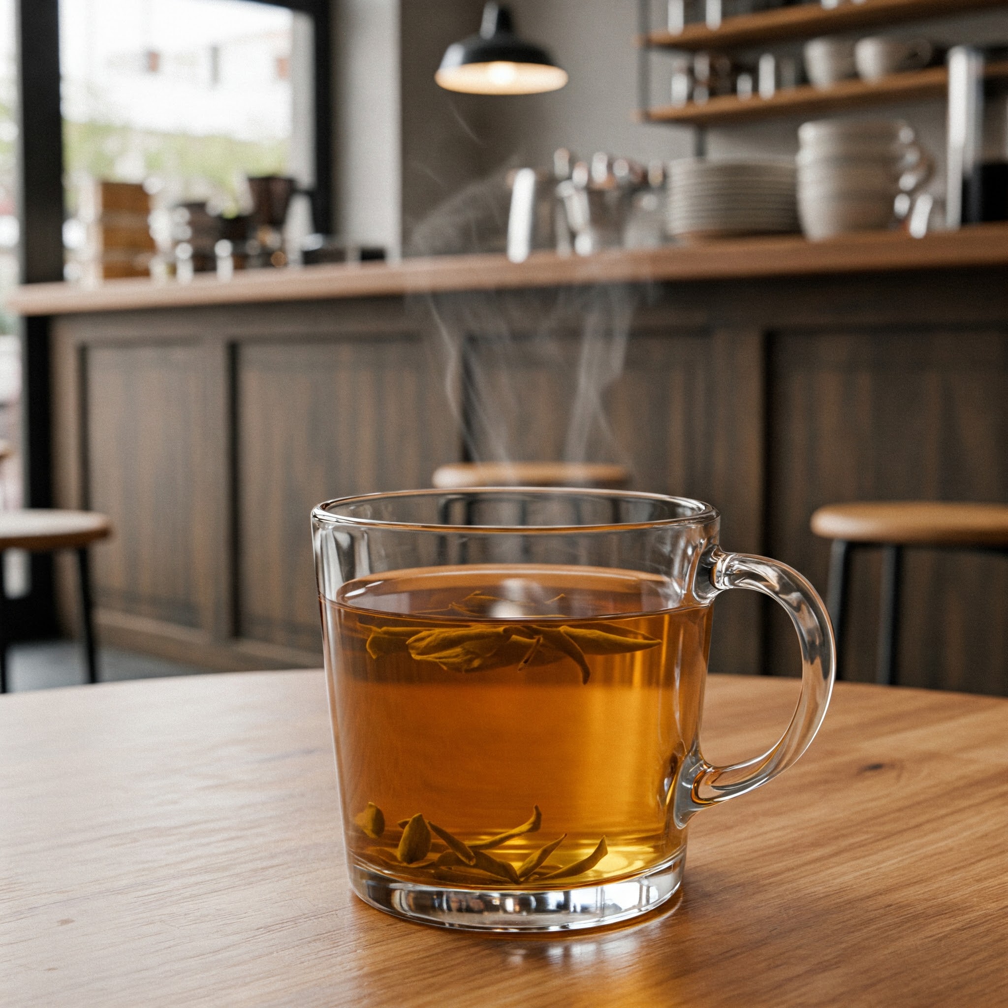A cup of hot tea